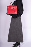 Hermes Birkin 25 Rouge Exotique Nilo Lizard Palladium Hardware
