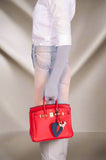 Hermes Birkin 25 Rouge de Coeur Veau Jonathan Gold Hardware