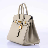 Hermes Birkin 25 Sauge Swift Gold Hardware - 2016, X