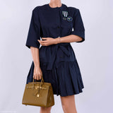 Hermes Birkin 25 Sellier Bronze Dore Madame Grain Gold Hardware