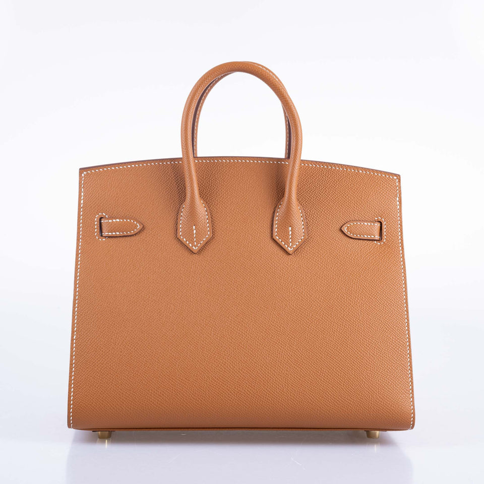 Hermes Birkin 25 Sellier Gold Epsom Gold Hardware