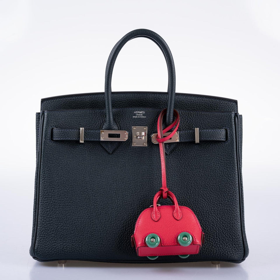 Hermes Birkin 25 Vert Rousseau Togo Palladium Hardware