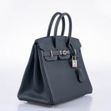 Hermes Birkin 25 Vert Rousseau Togo Palladium Hardware