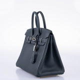 Hermes Birkin 25 Vert Rousseau Togo Palladium Hardware