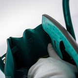 Hermes Birkin 25 Vert Verone Ostrich Gold Hardware - 2019, D