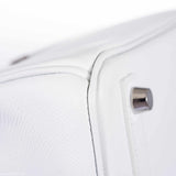 Hermes Birkin 25 White Epsom Palladium Hardware