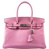 HermesBirkin 30 5P Bubblegum Pink Swift Palladium Hardware