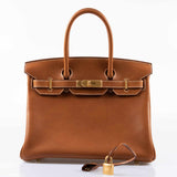 HermesBirkin 30 Barenia Faubourg Gold Hardware - 2019, D