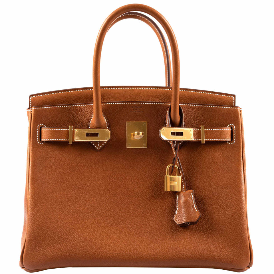 HermesBirkin 30 Barenia Faubourg Gold Hardware - 2019, D