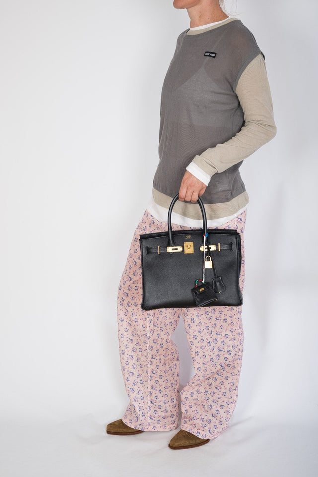 Hermes Birkin 30 Black Epsom Gold Hardware