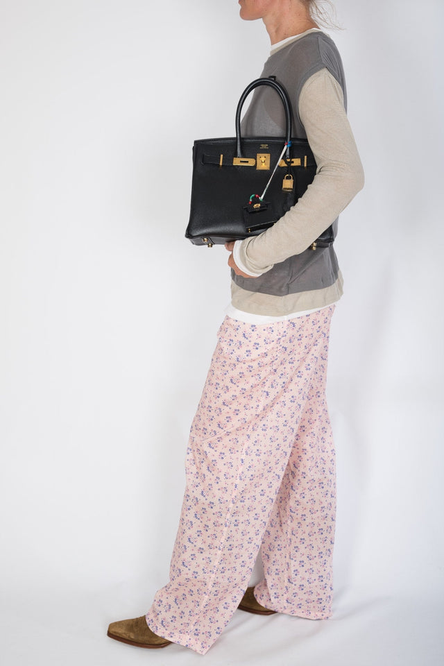 Hermes Birkin 30 Black Epsom Gold Hardware