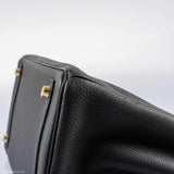 Hermes Birkin 30 Black Togo Gold Hardware - 2018, C