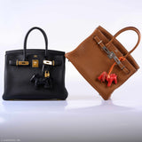 Hermes Birkin 30 Black Togo Gold Hardware
