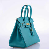 HermesBirkin 30 Blue Paon Epsom Gold Hardware - 2016, X