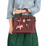 Hermes Birkin 30 Bordeaux Togo Palladium Hardware
