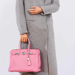 Hermes Birkin 30 Bubblegum 5P Pink Togo Palladium Hardware