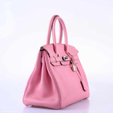 Hermes Birkin 30 Bubblegum 5P Pink Togo Palladium Hardware