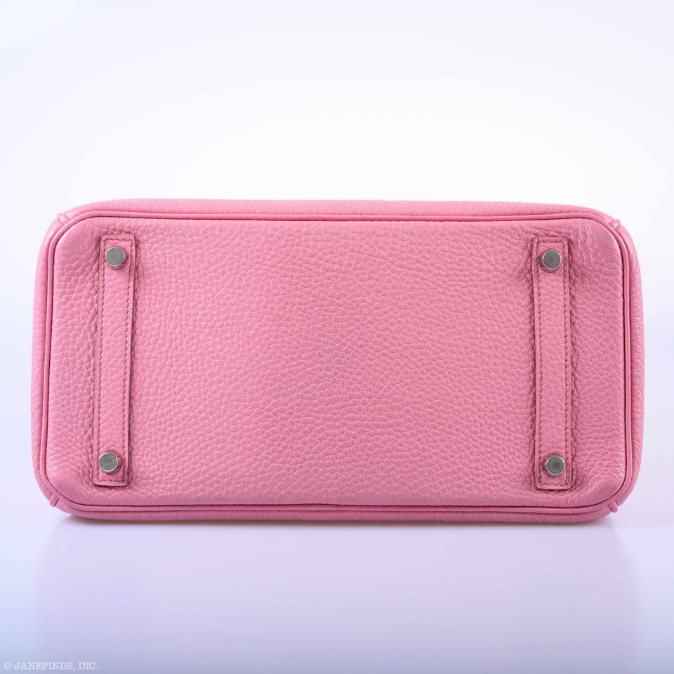 Hermes Birkin 30 Bubblegum 5P Pink Togo Palladium Hardware