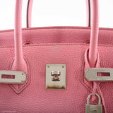 Hermes Birkin 30 Bubblegum 5P Pink Togo Palladium Hardware