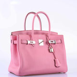 Hermes Birkin 30 Bubblegum 5P Pink Togo Palladium Hardware