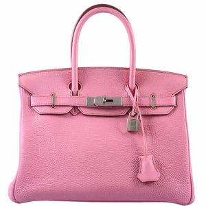 HermesBirkin 30 Bubblegum 5P Pink Togo Palladium Hardware