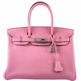 Hermes Birkin 30 Bubblegum 5P Pink Togo Palladium Hardware