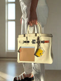 Hermes Birkin 30 Colormatic Nata, Chai and Cuivre Swift Palladium Hardware