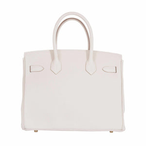 Hermes Birkin 30 Craie Togo Gold Hardware