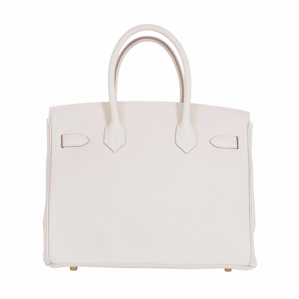 Hermes Birkin 30 Craie Togo Gold Hardware