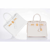 Hermes Birkin 30 Craie Togo Gold Hardware