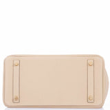 Hermes Birkin 30 Craie Togo Rose Gold Hardware