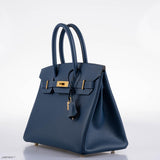 HermesBirkin 30 Deep Blue Epsom with Gold Hardware - 2019, D