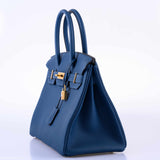 HermesBirkin 30 Deep Blue Togo Gold Hardware