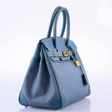 HermesBirkin 30 Denim & Blue Jean Gulliver Leather Gold Hardware - 1999, C Square