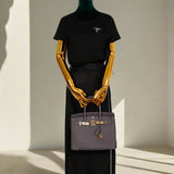 Hermes Birkin 30 Etain Togo with Gold Hardware