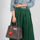 HermesBirkin 30 Etaine Togo Palladium Hardware