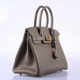 HermesBirkin 30 Etoupe Taurillon Novillo Gold Hardware - 2019, D