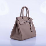 Hermes Birkin 30 Etoupe Togo Palladium Hardware
