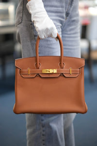 Hermes Birkin 30 Gold Togo Gold Hardware