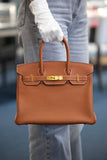 Hermes Birkin 30 Gold Togo Gold Hardware