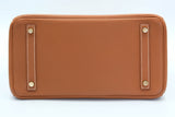 Hermes Birkin 30 Gold Togo Gold Hardware