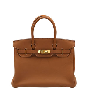 Hermes Birkin 30 Gold Togo Gold Hardware