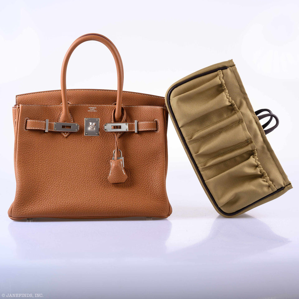 Hermes Birkin 30 Gold Togo Palladium Hardware - 2019, D