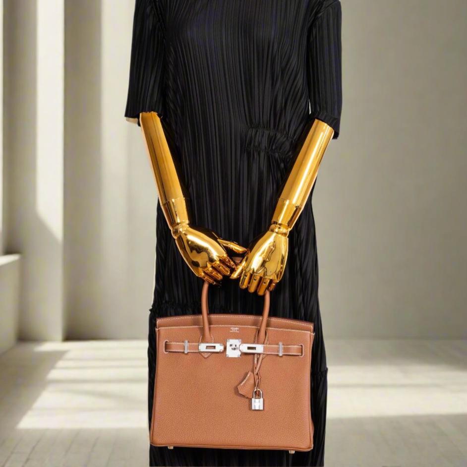 Hermes Birkin 30 Gold Togo Palladium Hardware