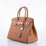 Hermes Birkin 30 Gold Togo Palladium Hardware