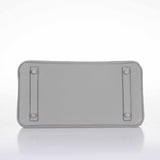 Hermes Birkin 30 Gris Mouette Gray Togo Palladium Hardware