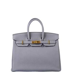 Hermes Birkin 30 Gris Mouette Togo Gold Hardware