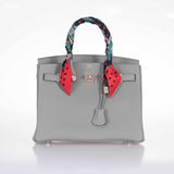 Hermes Birkin 30 Gris Mouette Togo Palladium Hardware