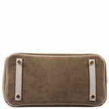 Hermes Birkin 30 Grizzly Gris Perle Swift & Suede Permabrass Hardware