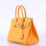 HermesBirkin 30 HSS Jaune d'Or & Gris Mouette Epsom Palladium Hardware